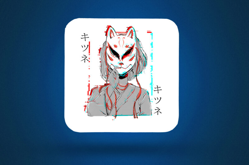 Kitsune Mask Glitch