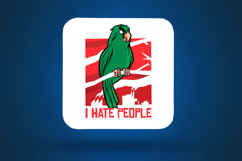 Parrot Hate People