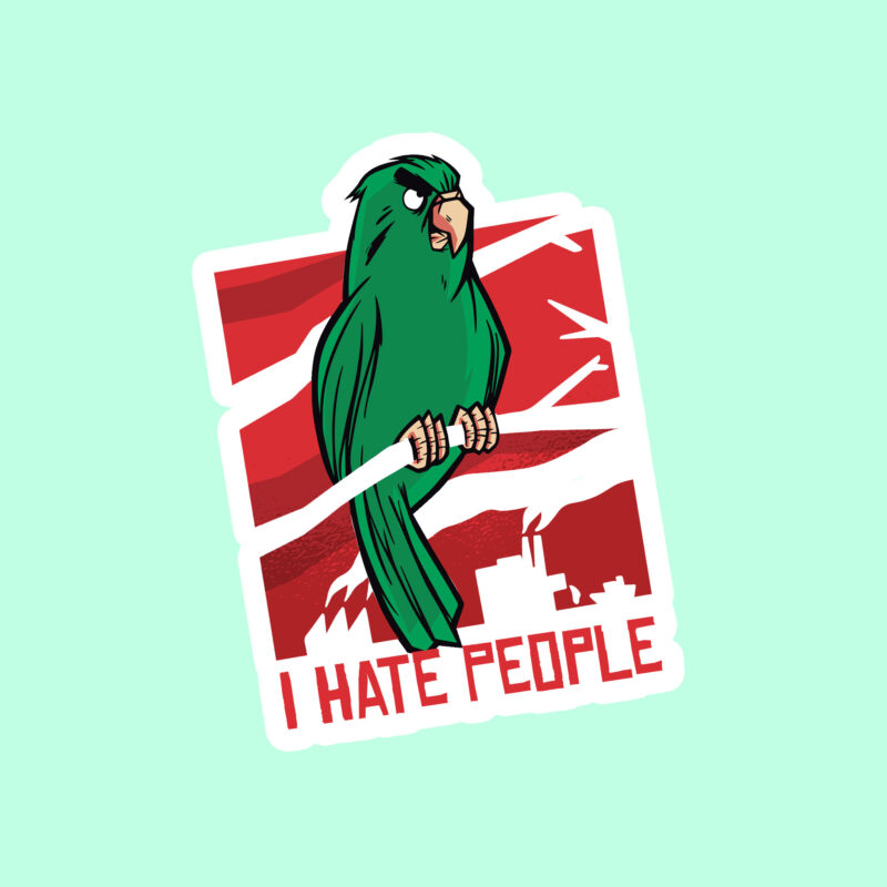 Parrot Hate People